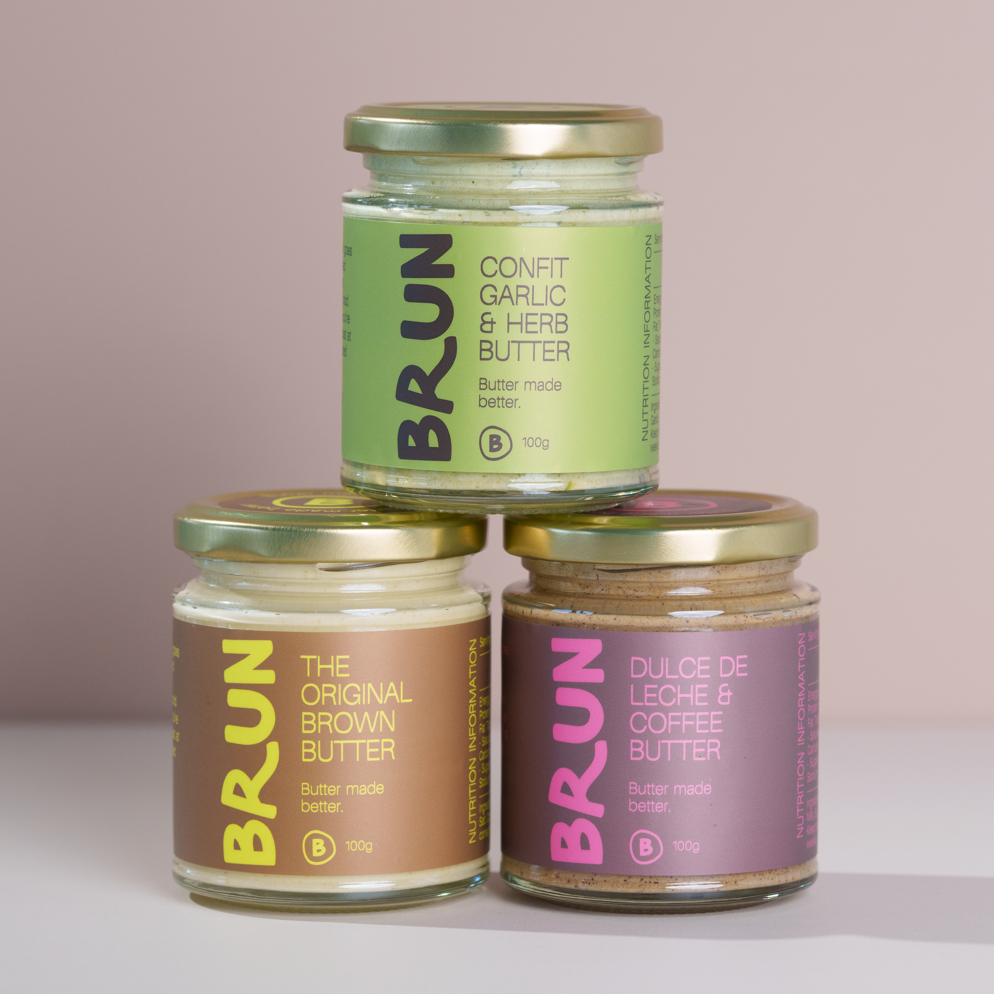 Original, Dulce & Garlic & Herb Butter Trio