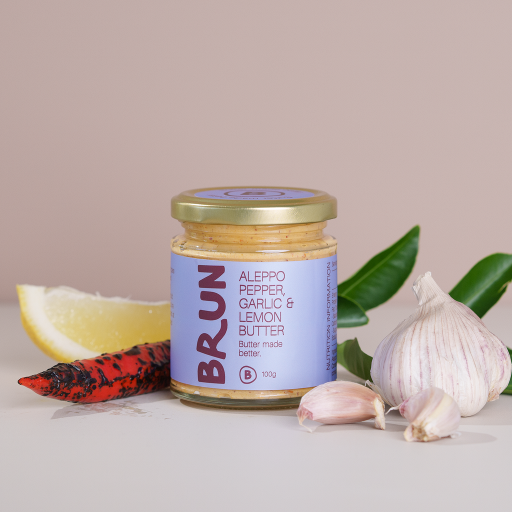 Aleppo Pepper, Garlic & Lemon Butter